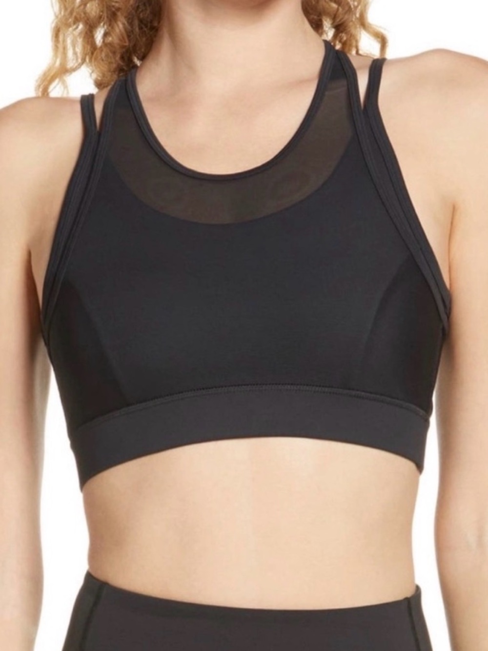 IVL Collective Mesh Layered Cutout Sports Bra size 4
